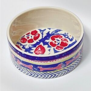 Anthropologie Marina Dog/Cat/Pet Bowl NEW WITH BOX